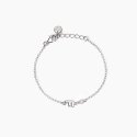Mabina - Bracciale Neonato - Lettera F - Diamante Lab-Grown