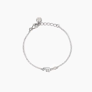Mabina - Bracciale Neonato - Lettera F - Diamante Lab-Grown