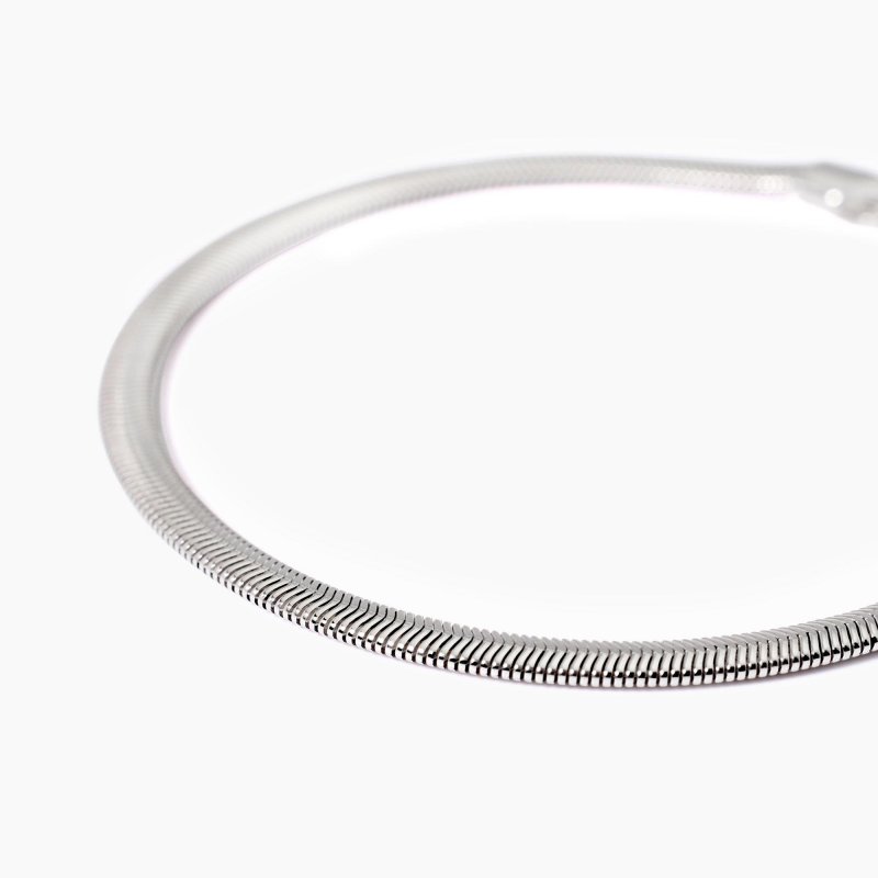 Mabina - Bracciale Uomo Con Catena Snake - Argento 925
