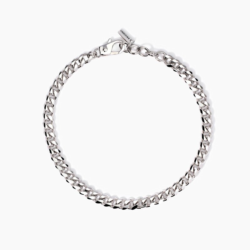 Mabina - Bracciale Uomo Con Catena Groumette - Argento 925