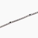 Mabina - Bracciale Uomo Con Zirconi Neri - Argento - Regolabile