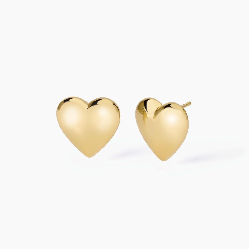 Mabina - Orecchini Placcati Oro - Cuore - 18K