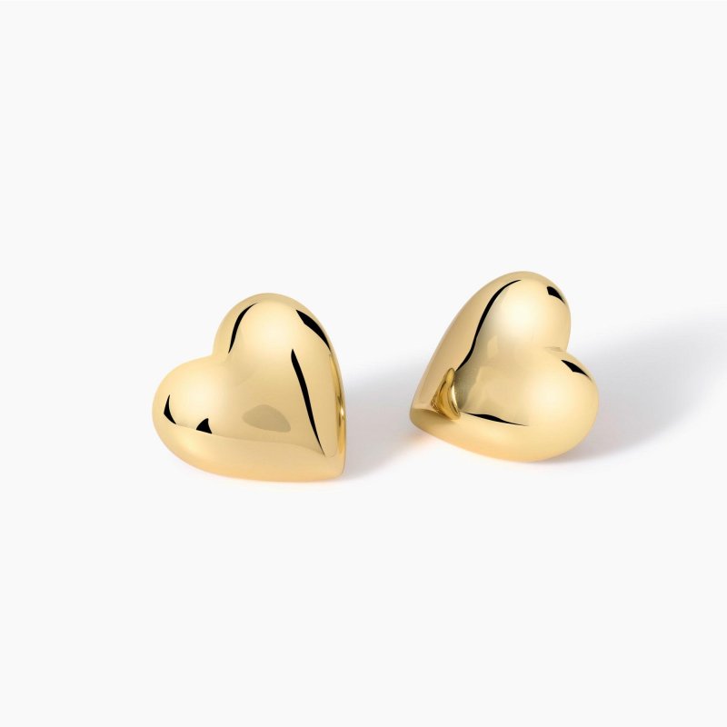 Mabina - Orecchini Placcati Oro - Cuore - 18K