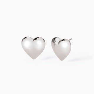 Mabina - Orecchini In Argento A Forma Di Cuore - Argento 925
