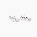 Mabina - Orecchini In Argento - Zirconi Cuore