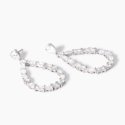 Mabina - Orecchini In Argento A Goccia - Zirconi Luxury