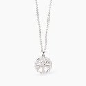 Mabina - Girocollo In Argento Con Albero Della Vita - Argento - Zirconi