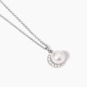 Mabina - Girocollo In Argento - Perla Coltivata - Zirconi