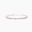 Mabina - Bracciale Tennis - Placcato Oro - Perle Mini