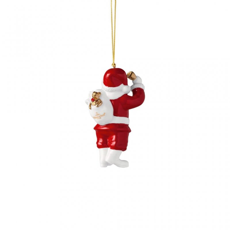 Annual Ornaments addobbo per albero Babbo Natale su slitta 7 cm