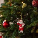Annual Ornaments addobbo per albero Babbo Natale su slitta 7 cm