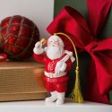 Annual Ornaments addobbo per albero Babbo Natale su slitta 7 cm
