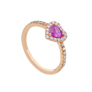 Anello - Pietra Singola/Solitario + Altre Pietre