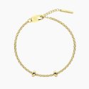 Kidult - Bracciale Regolabile Dorato Alba - Acciaio - Pvd Giallo