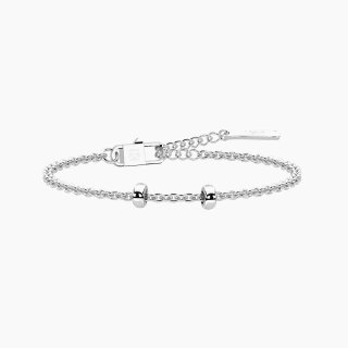 Kidult - Bracciale Regolabile Con Catena Rolò - Acciaio