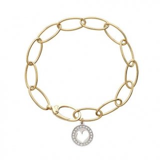 Chantecler - Bracciale Maglie Ovali - Oro Giallo - Diamanti