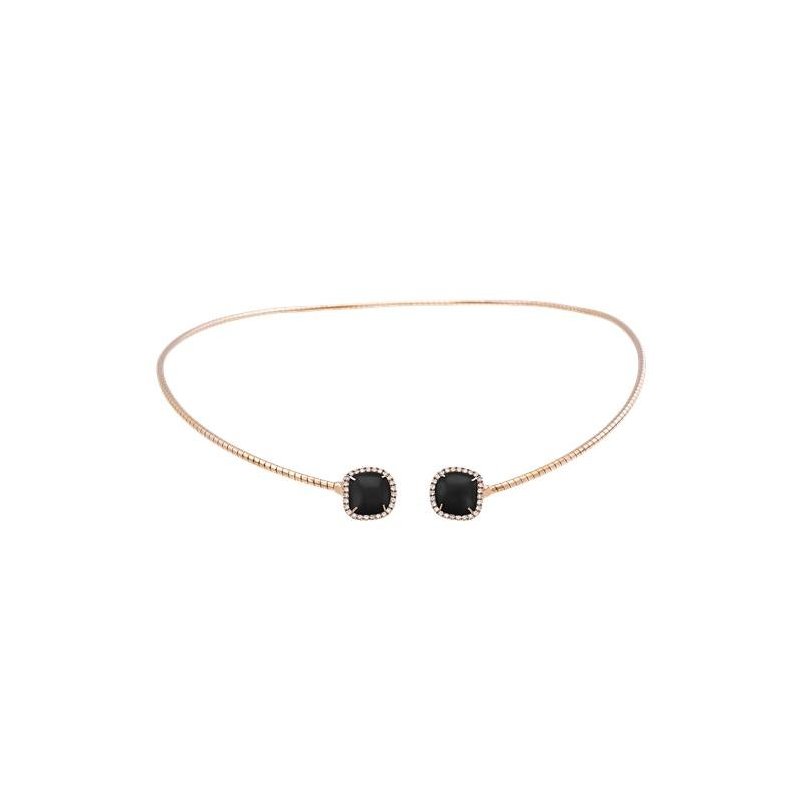 Chantecler - Collana Enchanté - Oro Rosa 18Kt - Diamanti