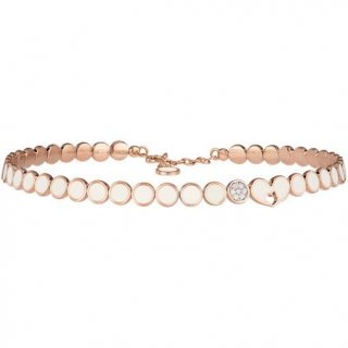 Chantecler - Collana Paillettes - Oro Rosa - Diamanti