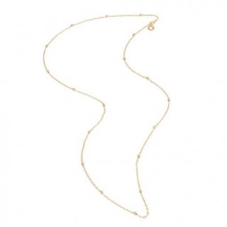 Chantecler - Catena Con Sferette - 80 Cm - Oro Giallo 9Kt