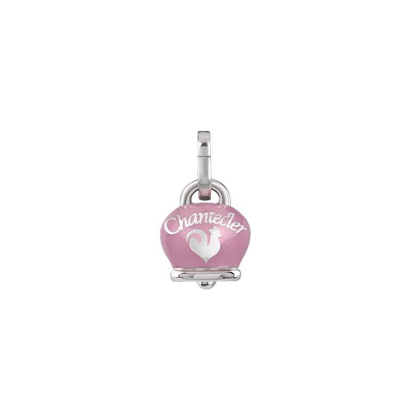 Chantecler - Ciondolo Et Voilà Campanelle - Argento - Smalto Rosa