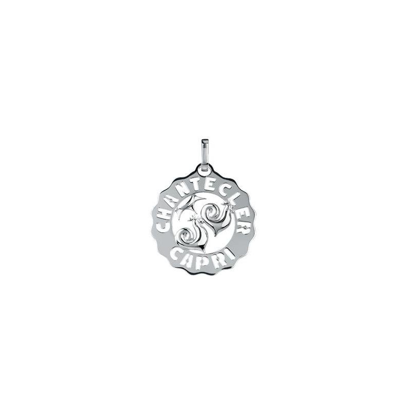 Chantecler - Ciondolo Et Voilà Logo - Argento - Gr 4,65