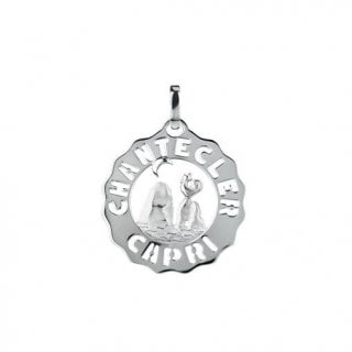 Chantecler - Ciondolo Et Voilà Logo - Argento - Gr 4,45
