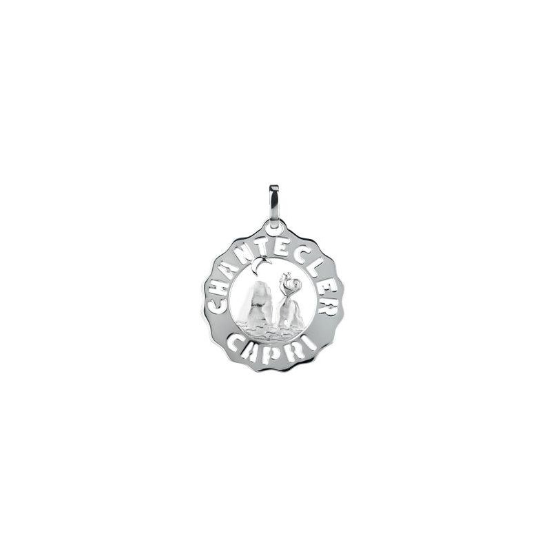 Chantecler - Ciondolo Et Voilà Logo - Argento - Gr 4,45