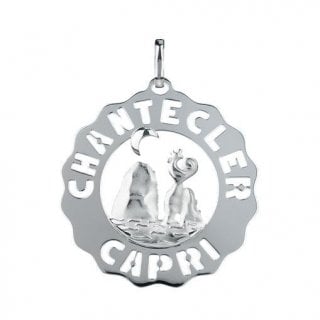 Chantecler - Ciondolo Et Voilà Logo - Argento - Gr 8,65