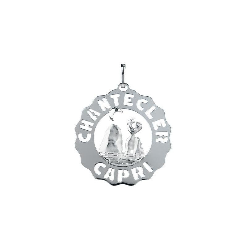 Chantecler - Ciondolo Et Voilà Logo - Argento - Gr 8,65