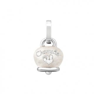Chantecler - Ciondolo Et Voilà Campanelle - Argento - Smalto Bianco