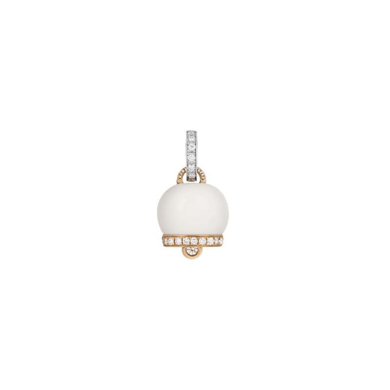 Chantecler - Ciondolo Campanelle - Oro Bianco - Diamanti