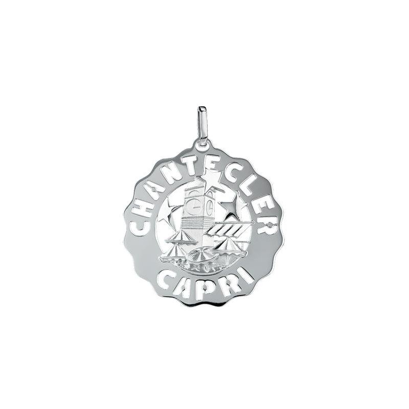Chantecler - Ciondolo Et Voilà Logo - Argento - Gr 10,15