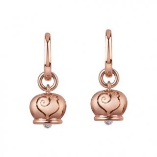 Chantecler - Orecchini Campanelle - Oro Rosa - Diamanti