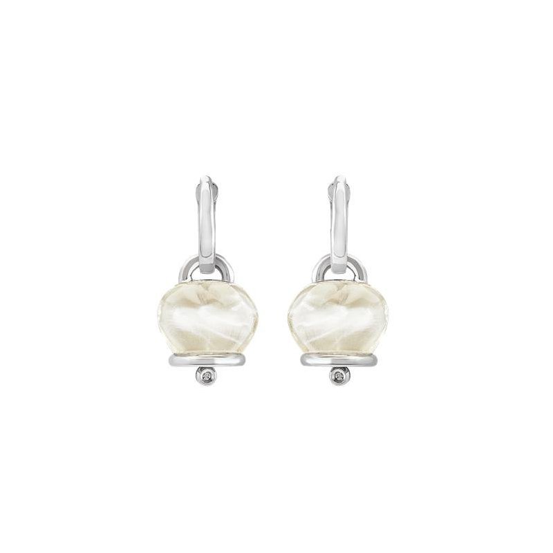 Chantecler - Orecchini Et Voilà Campanelle - Argento - Diamanti