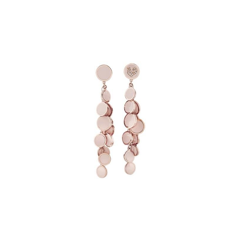 Chantecler - Orecchini Paillettes - Oro Rosa - Diamanti