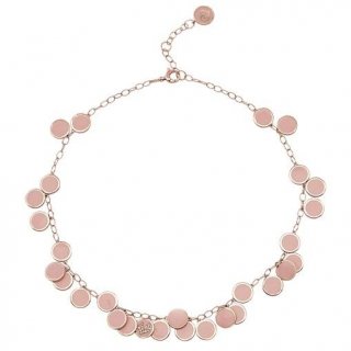 Chantecler - Collana Paillettes - Oro Rosa - Diamanti