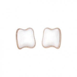 Chantecler - Orecchini Enchanté - Oro Rosa - Diamanti