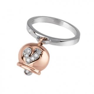 Chantecler - Anello Campanelle - Oro Rosa 18Kt - Diamanti