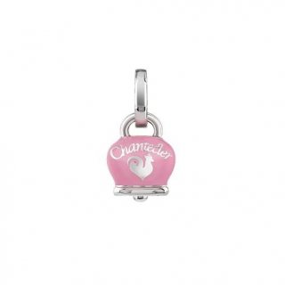 Chantecler - Ciondolo Et Voilà Campanelle - Argento - Smalto Rosa
