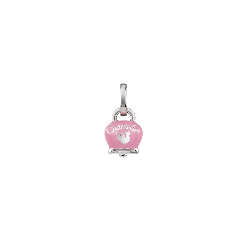 Chantecler - Ciondolo Et Voilà Campanelle - Argento - Smalto Rosa