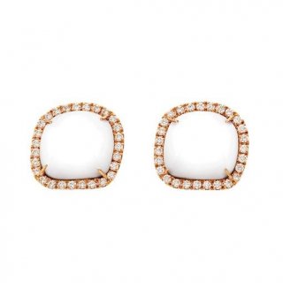 Chantecler - Orecchini Enchanté - Oro Rosa - Diamanti