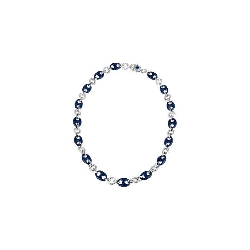 Chantecler - Collana Et Voilà Capriness - Argento - Smalto Blu