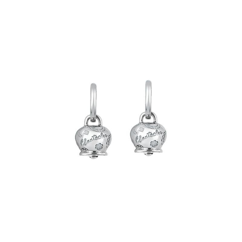 Chantecler - Orecchini Campanella Suamèm - Oro Bianco 9Kt