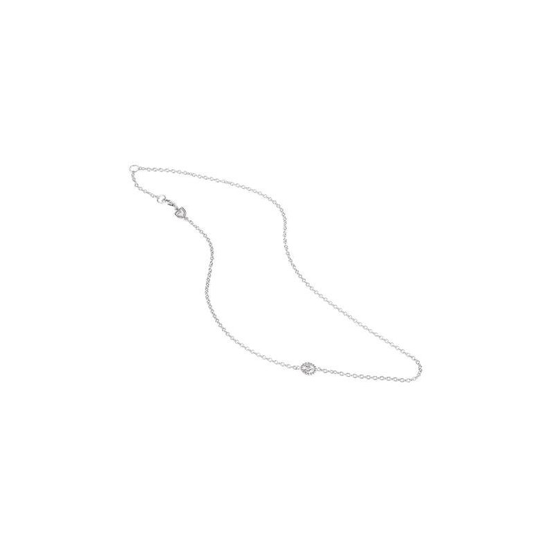 Chantecler - Catena Corta Rolò - Oro Bianco 9Kt