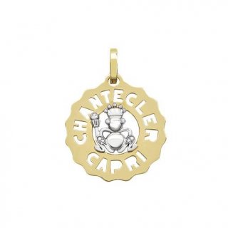 Chantecler - Ciondolo Logo Principe Ranocchio - Oro Giallo - Diamanti