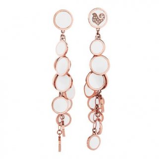 Chantecler - Orecchini Paillettes - Oro Rosa - Diamanti