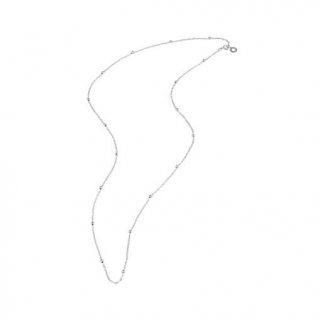 Chantecler - Catena Con Sferette - 80 Cm - Oro Bianco