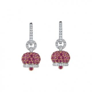 Chantecler - Orecchini Campanelle - Oro Rosa - Diamanti