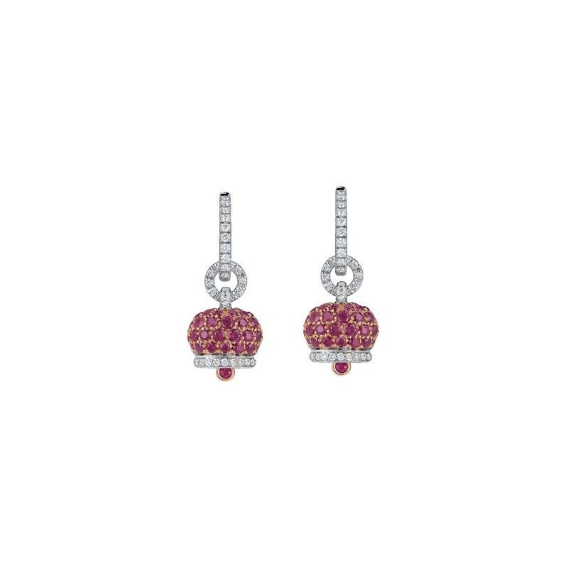 Chantecler - Orecchini Campanelle - Oro Rosa - Diamanti