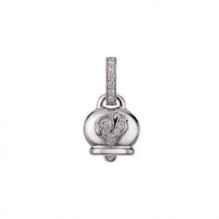 Chantecler - Ciondolo Campanella - Oro Bianco - Diamanti